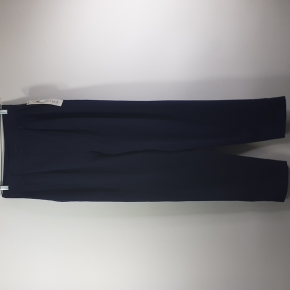 🇺🇸Samantha Navy Blue Pleated Front Trouser Style 1475-MV39 Size 12 Petite - Picture 4 of 16